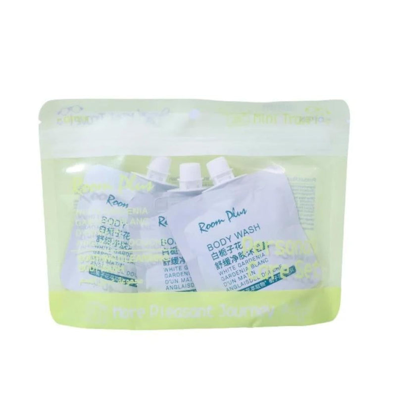 Room Plus Body Wash Set with Gardenia Scent, 3 x 30ml Travel Size