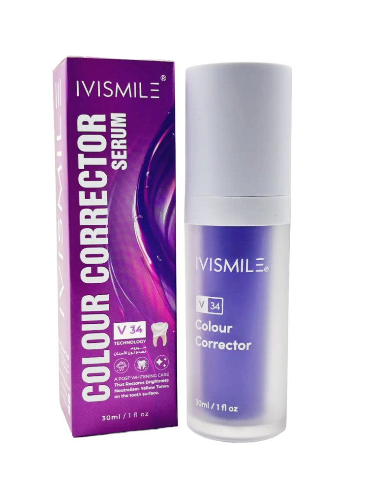 Best Teeth Whitening Serum V34 Colour Corrector Brightening IVISMILE 30ml