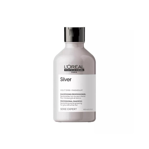 L'Oreal Paris Silver Shine Shampoo Anti-Yellowing for Gray White Hair 300ml