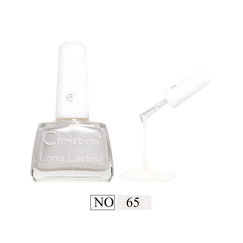 Christine Nail Polish Number 65 Quick-Drying Glossy Finish Long-Lasting