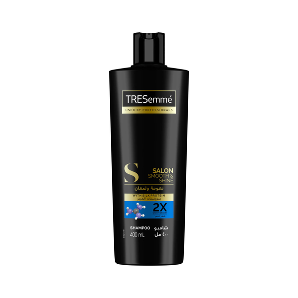 TRESemmé Silky Smooth & Shine Shampoo, 400ml, Hydrating Formula for Softness and Shine
