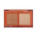 Bronzer Rouge Highlighter Palette Silky Powder 01 Natural Bronze Pastel 12g