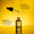Character Lip Oil Elixir with 24K Gold & Natural Oils - Hydrating & Smoothing