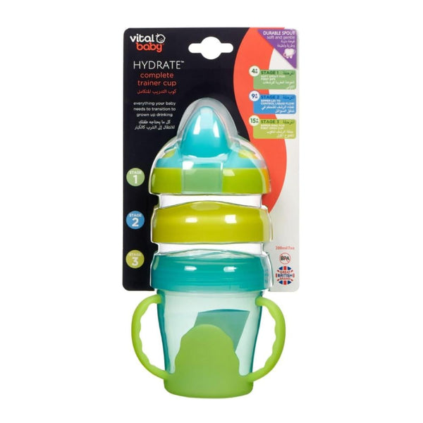 Vital Baby Pop Training Sippy Cup, 6 Months+, Green