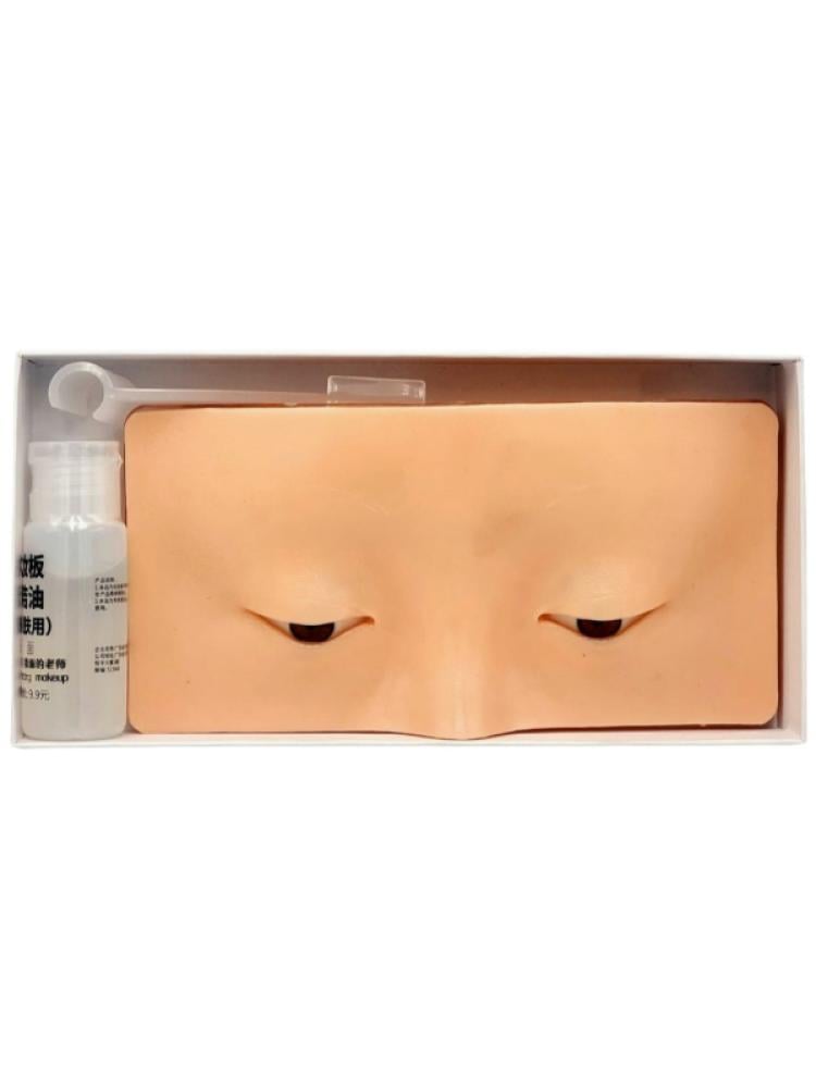 Silicone Makeup Training Face with Cleaning Tools