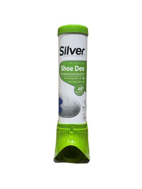 Silver Shoe Freshener and Deodorizer Mint Scent 100ml