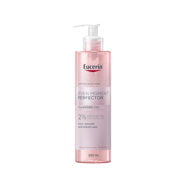 Eucerin Even Pigment Perfector Gel Cleanser, Exfoliating Wash, 200ml