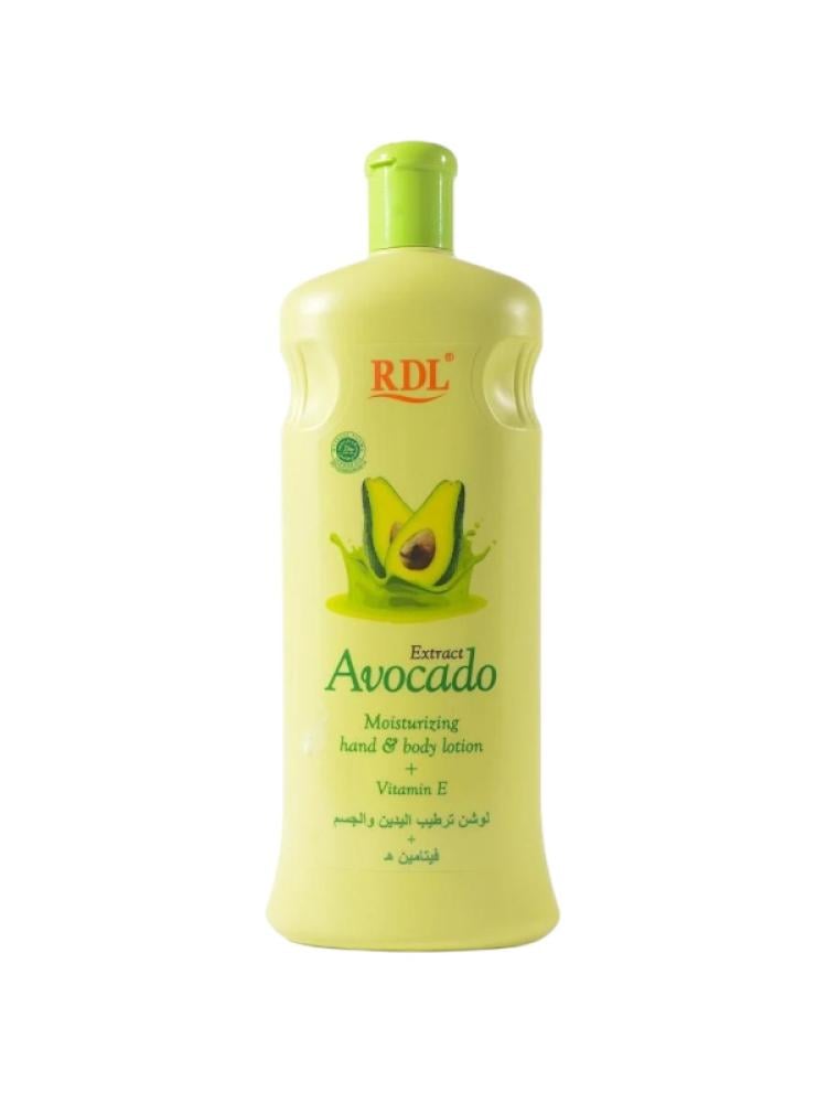 RDL Hand & Body Lotion - Avocado, Vitamin E, Brightening, 600ml