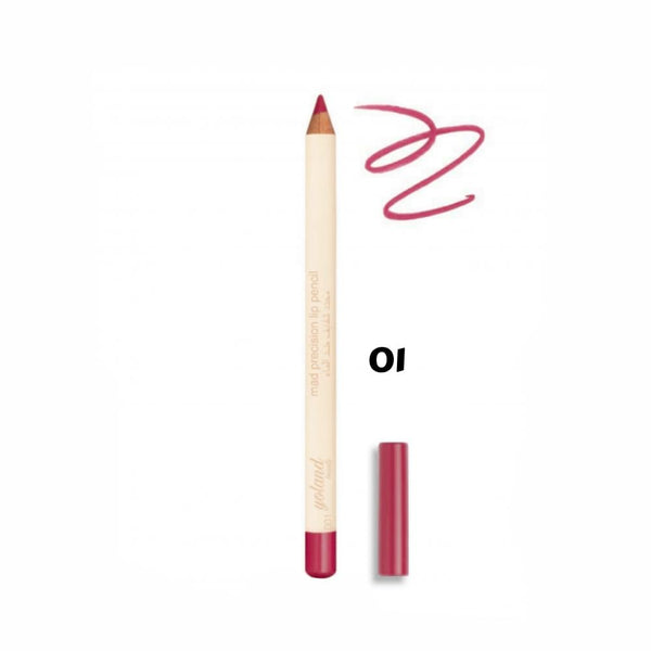 Yolande Beauty Lip Liner Pencil No. 01 Waterproof Creamy Formula