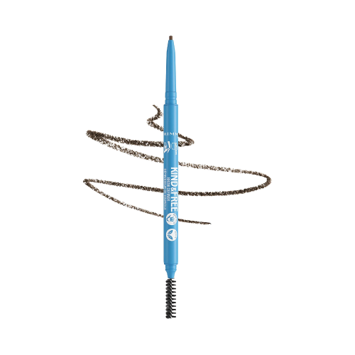 Rimmel London Kind & Free Eyebrow Pencil 005, Dual-Ended with Brush