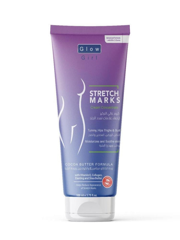 Stretch Mark Cream Intensive Skin Smoothing Formula Glow Girl 100g