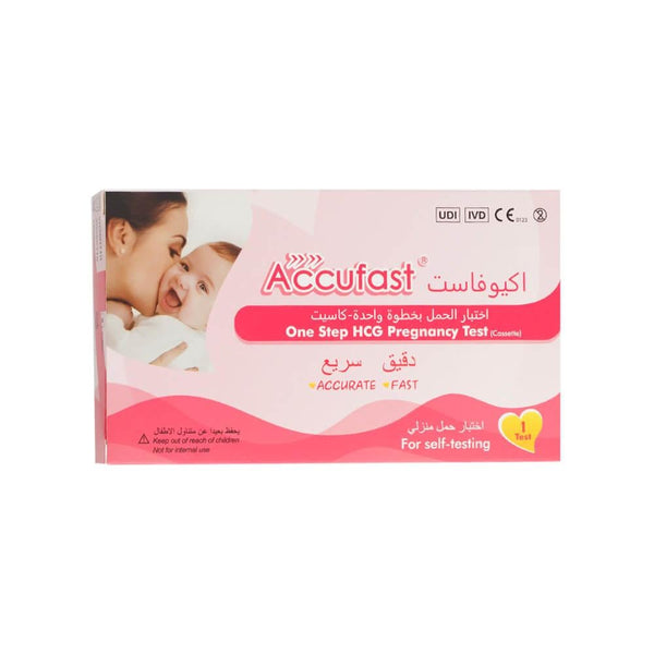 Buy Home Pregnancy Test Accufast One Step HCG Cassette 1 Pack