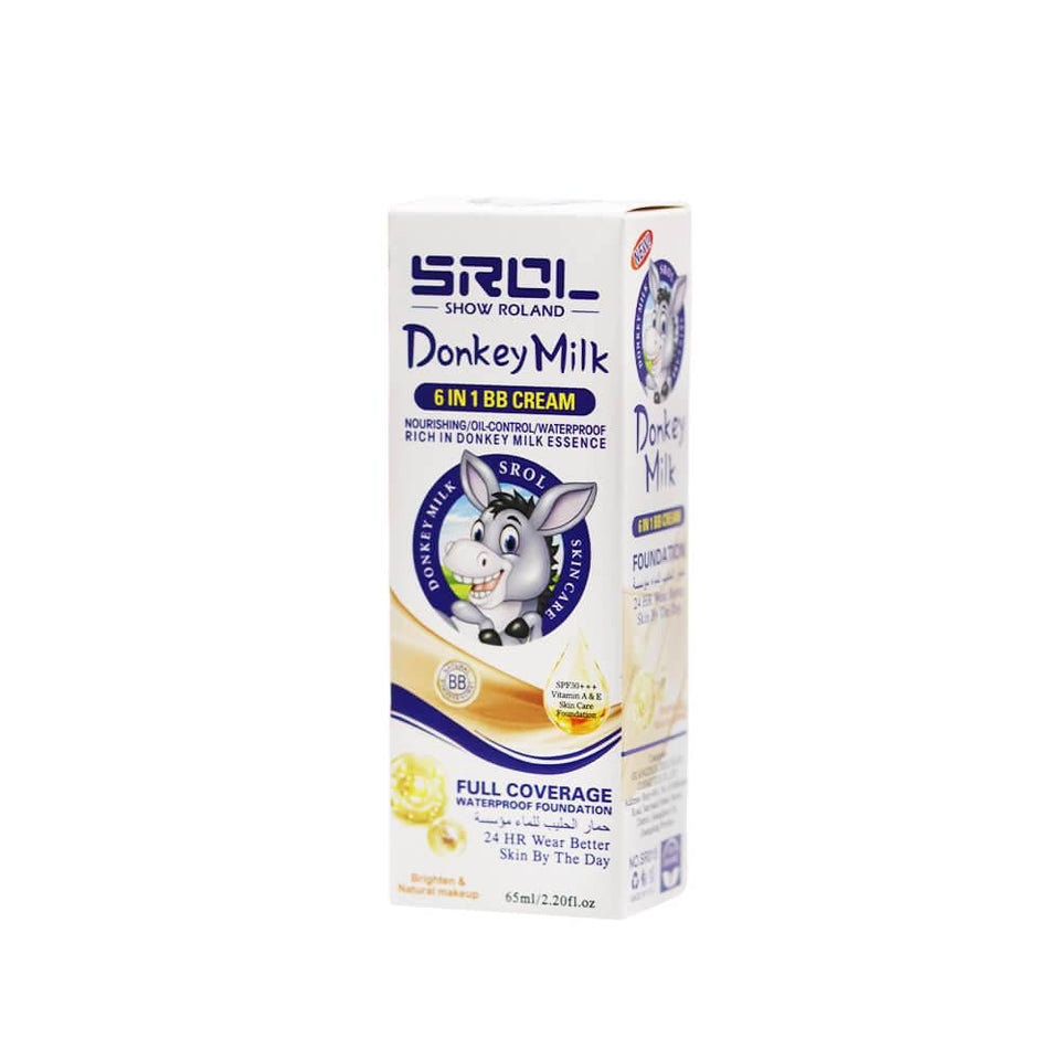 Srol Donkey Milk Foundation SPF 30 Nourishing & Moisturizing 65ml