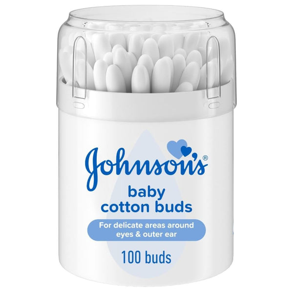 Cotton Buds for Ear Wax Gentle Hygiene Applicators Johnson 100 Pieces