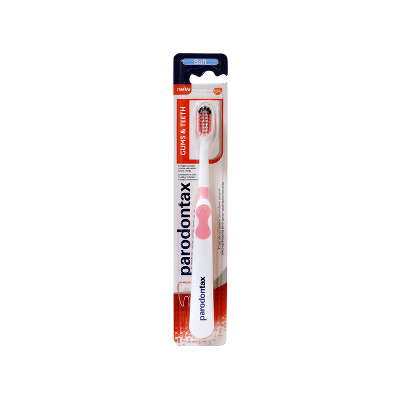 Gum & Teeth Soft Toothbrush Gentle Bristles Parodontax 1 Piece