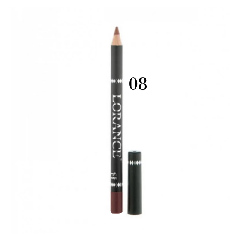 Lip Liner Pencil Long Lasting Smooth Application Lorance Shade 08