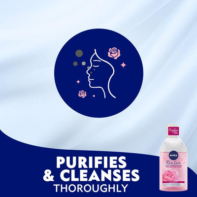 Nivea Rose Care Micellar Water: Organic Rose Water Cleanser 400ml