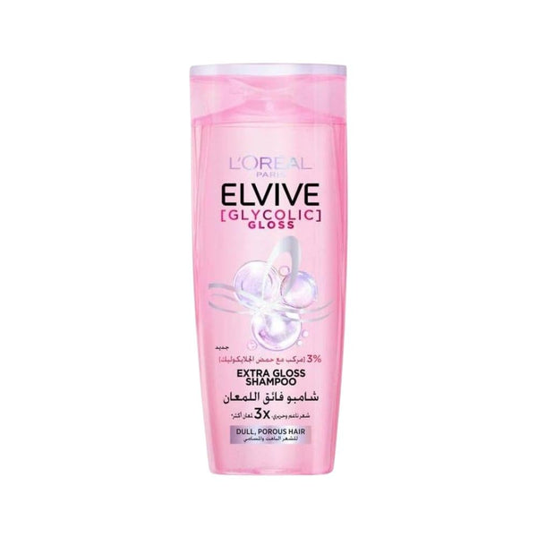 L'Oreal Paris Elvive Glycolic Gloss Shampoo with Glycolic Acid, 400ml