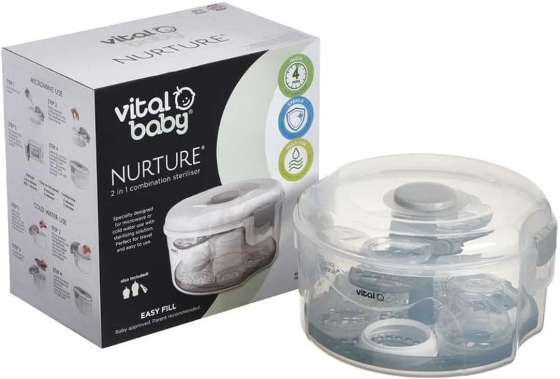 Shop Baby Bottle Steriliser Dual Function Steam Water Vital Baby 1 Unit