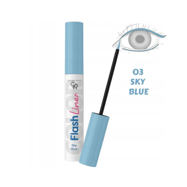 Golden Rose Flash Liner Eyeliner 03 Sky Blue 3.5ml