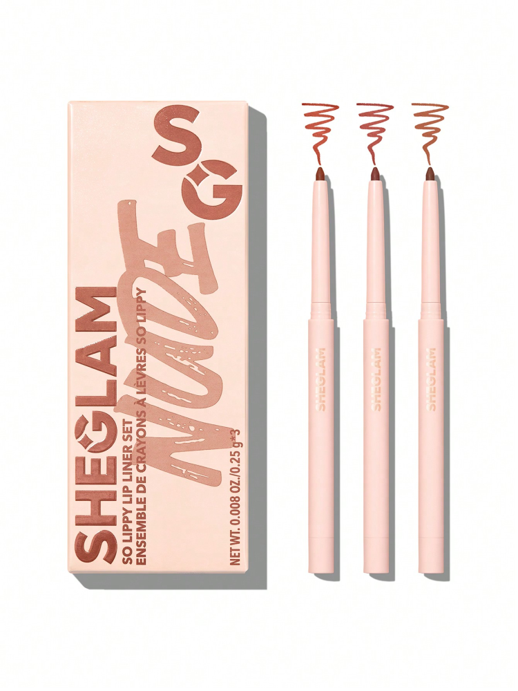 Sheglam So Lippy Lip Liner Set Au Naturel Pencil Kit