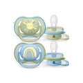 Soother Pacifier Ultra Air Breathable Philips Avent 0-6 Months 2 Pack