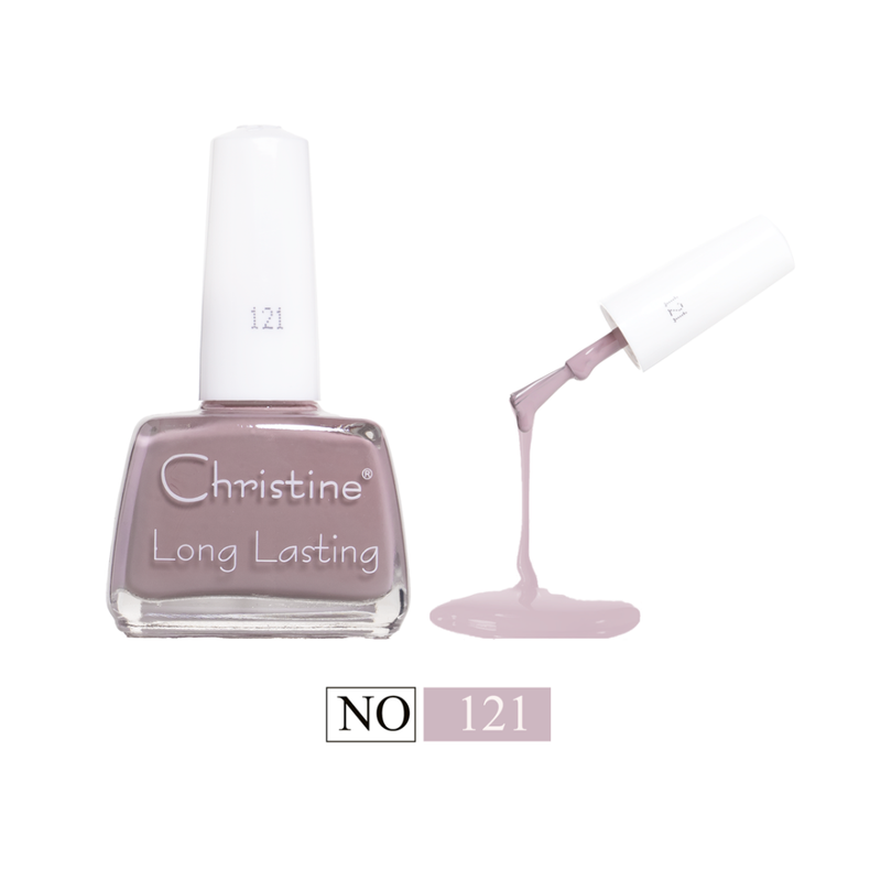 Christine Nail Polish Number 121 Glossy Long-Lasting Quick-Drying