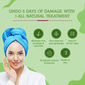 Coconut and Castor Hair Oil Treatment Volume and Epaisseur Vatika 500g