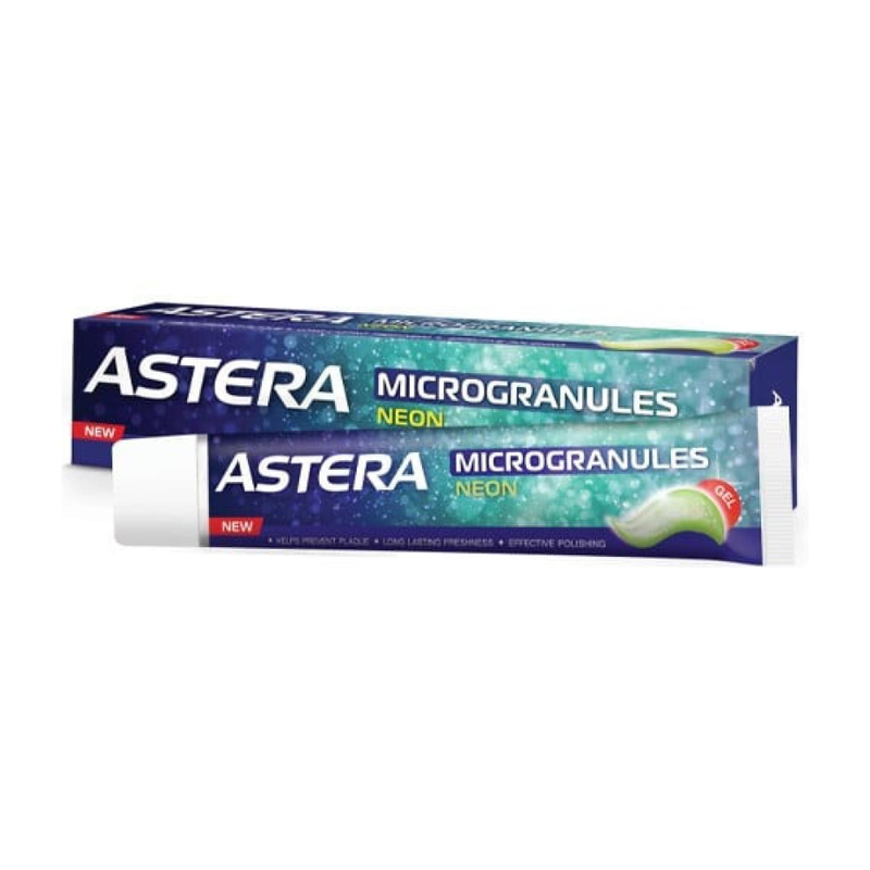 Astera Micro-Granule Gel Toothpaste, Stain Removal, 75ml