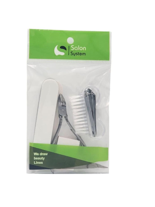 Salon System Nail Pedicure Set - 5 Pieces