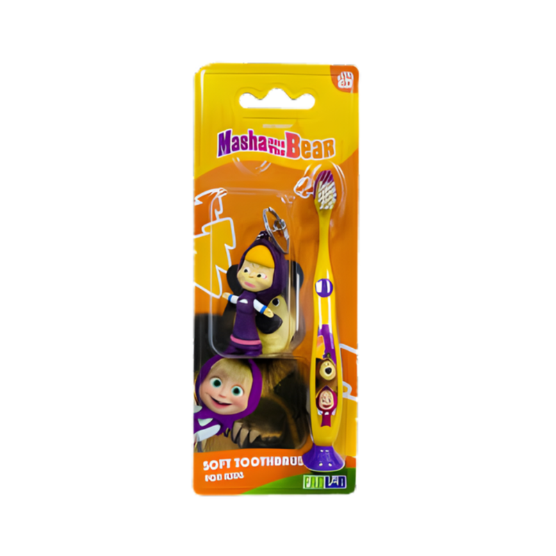 Fab Lab Children's Toothbrush with Masha and the Bear - Soft Bristles