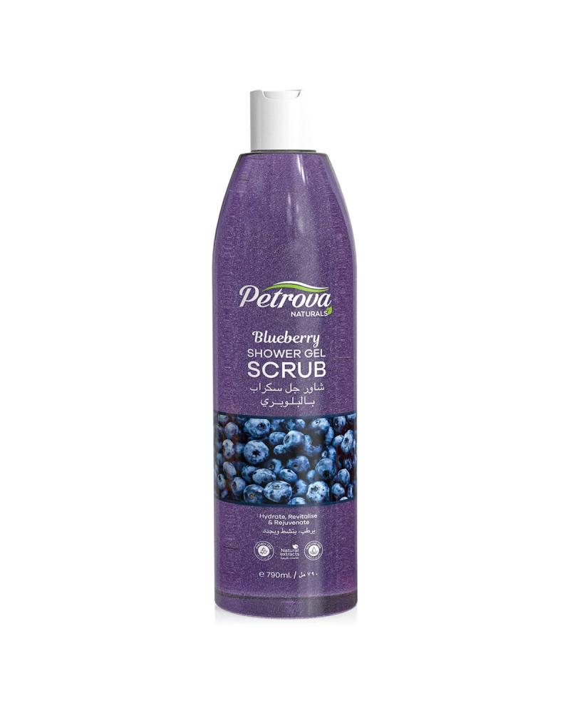 Best Body Exfoliating Scrub Blueberry Cleansing Refreshing Petrova 790ml