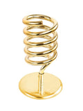 Salon System Gold Iron Hair Dryer Holder - Metal Base
