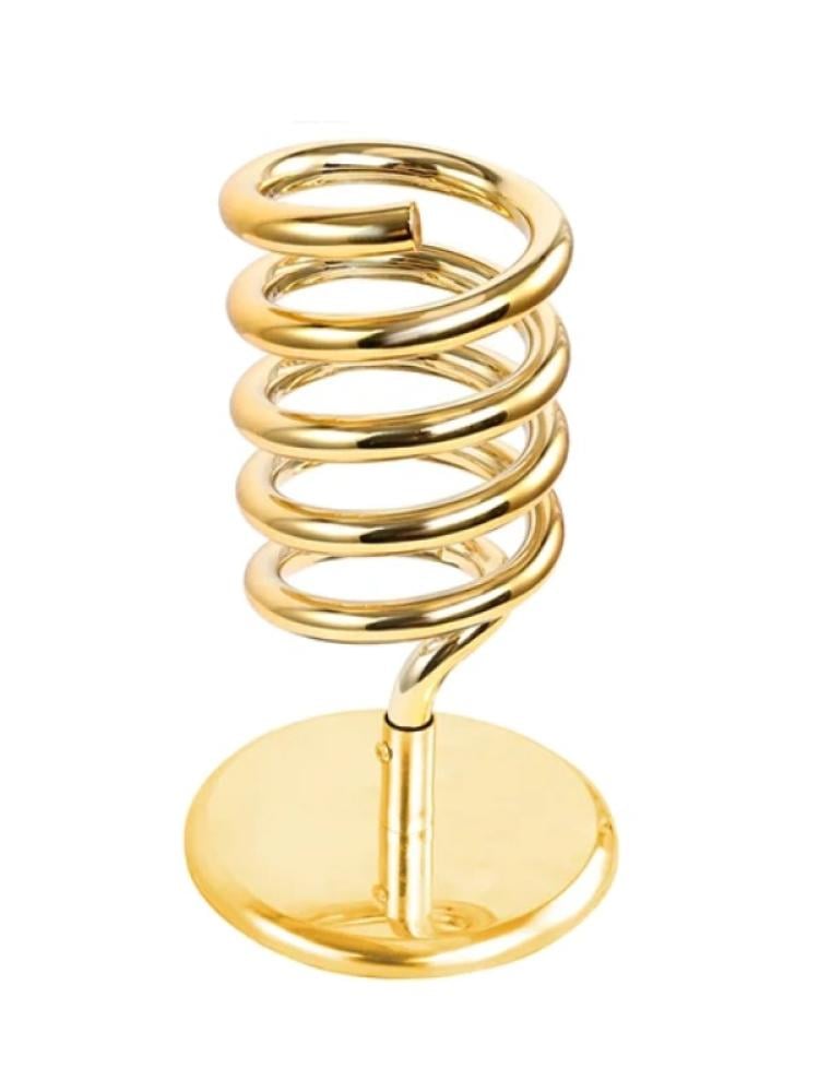 Salon System Gold Iron Hair Dryer Holder - Metal Base
