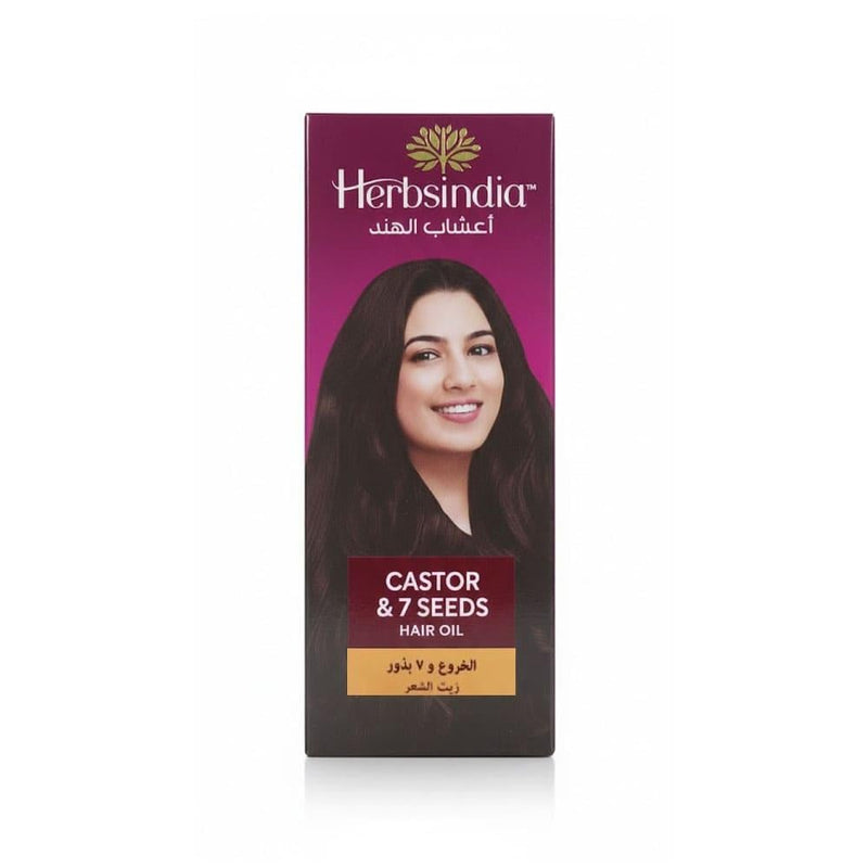 Castor Oil for Hair Growth 7 Seeds Blend HerbsIndia 180ml