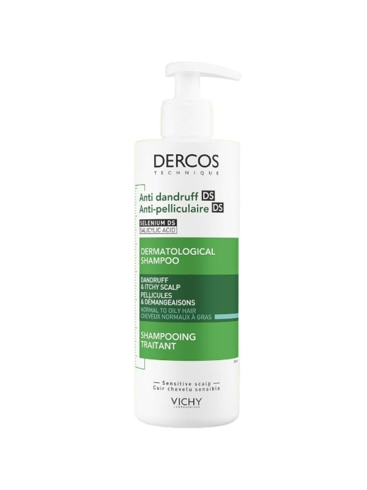 Vichy Dercos Anti-Dandruff Shampoo for Normal to Oily Hair - 390ml