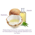 Hair Styling Cream Defining Coconut Oil Jojoba Shea Butter Giovanni 310ml