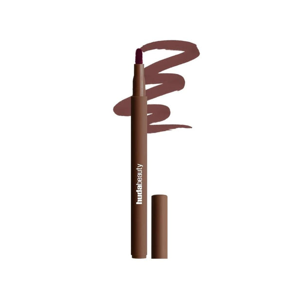Huda Beauty Lip Contour Matte Lip Liner Rich Brown 12-Hour Wear