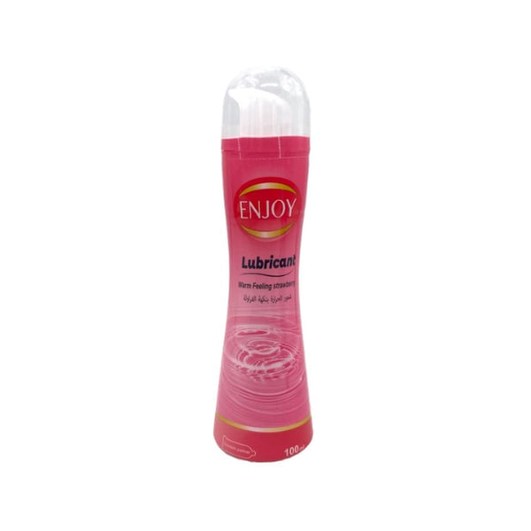 Lubricant Gel Strawberry Warming Water-Based Enjoy 100ml