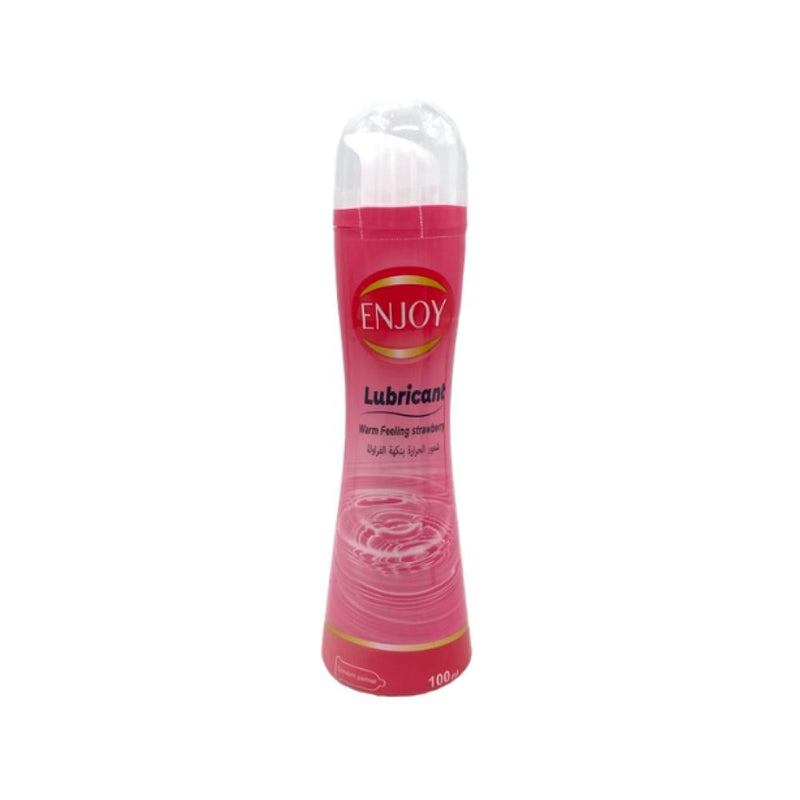 Lubricant Gel Strawberry Warming Water-Based Enjoy 100ml