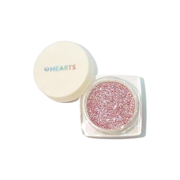 Hearts Glitter Loose Powder Shimmer Finish Face & Hair 16g