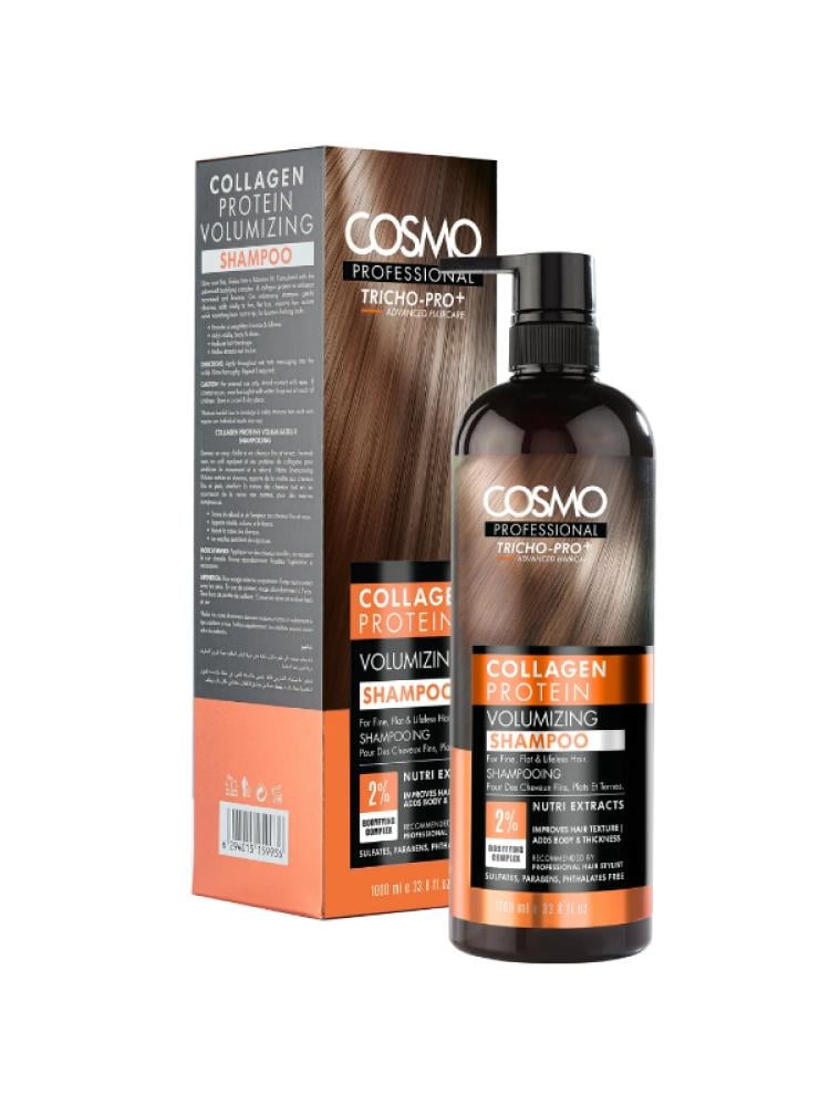 Cosmo Professional Tricho Pro+ Collagen Protein Thickening Shampoo, 1000ml
