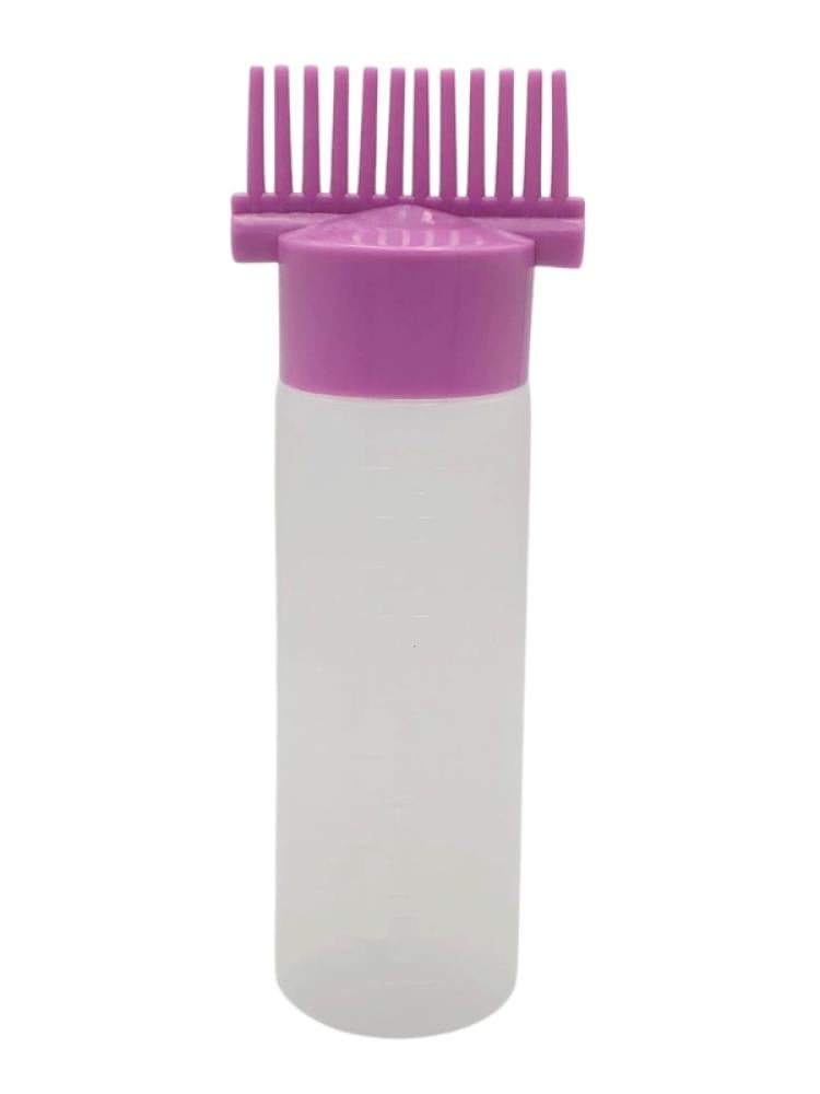 Salon System Empty Dispenser Bottle with Integrated Comb Head 180ml