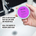 Got2b Flexing Styling Paste for Medium Hold and Low Shine, 57g
