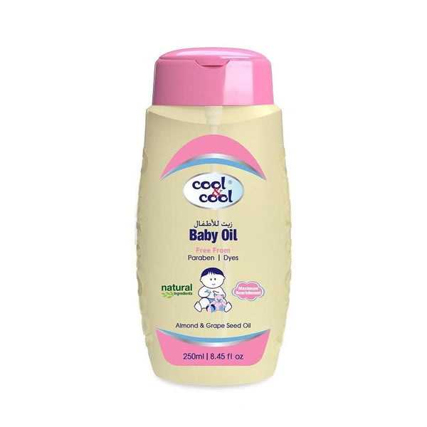Cool & Cool Baby Massage Oil, Natural Moisturizing Formula, 250ml