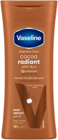 Vaseline Body Lotion Intensive Care Cocoa Radiant Hydrating Formula 200ml