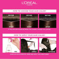 Semi-Permanent Hair Dye Dark Warm Brown 323 Royal Jelly L'Oreal 180ml