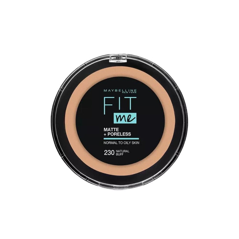 Fit Me Matte Poreless Pressed Face Powder Natural Buff 230 Maybelline 9g