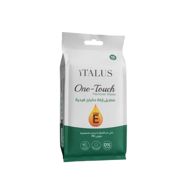Italus Makeup Remover Wipes Waterproof Makeup Removal 15 Count