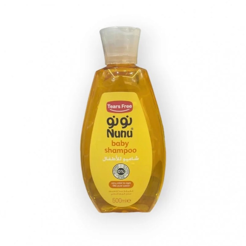 Nunu Baby Shampoo, Tear-Free Formula, Daily Hair Care, 500ml